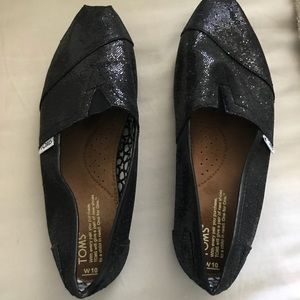 Tom’s flats / glitter